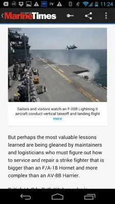 Marine Corps Times android App screenshot 4